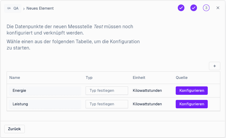 ROOCKiE Wizard Datenquellen
